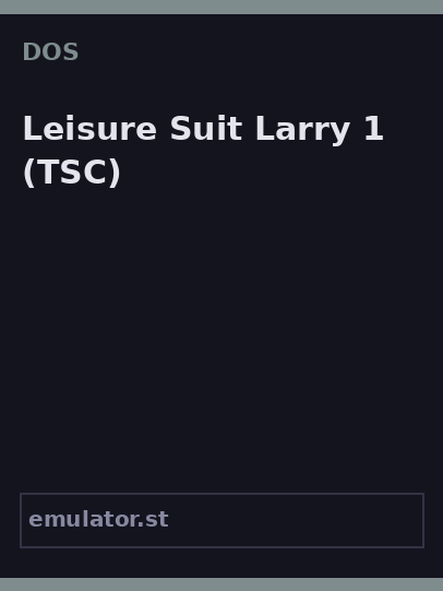 Leisure Suit Larry 1