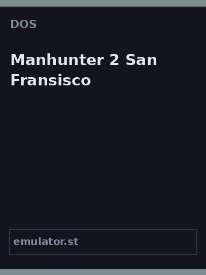 Manhunter 2 San Fransisco
