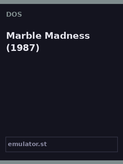 Marble Madness