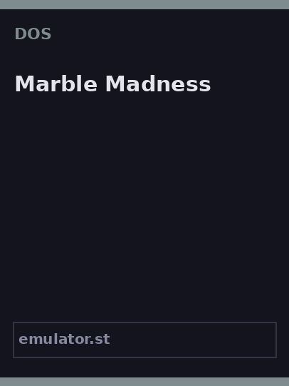 Marble Madness