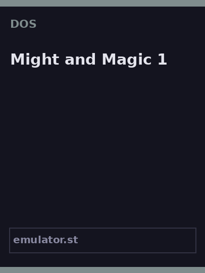 Might and Magic 1