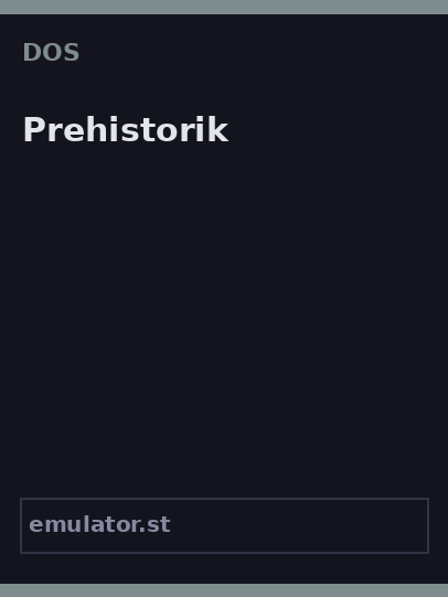 Prehistorik