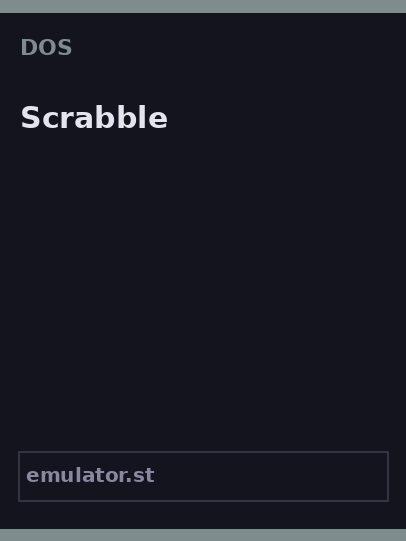 Scrabble