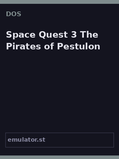 Space Quest 3 The Pirates of Pestulon