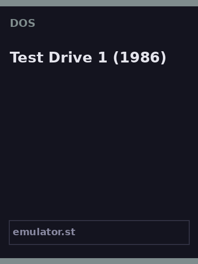 Test Drive 1