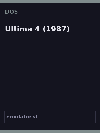 Ultima 4