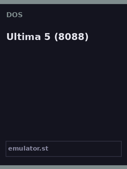 Ultima 5