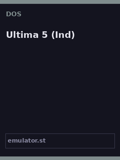 Ultima 5