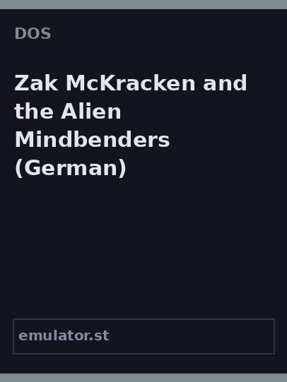 Zak McKracken and the Alien Mindbenders