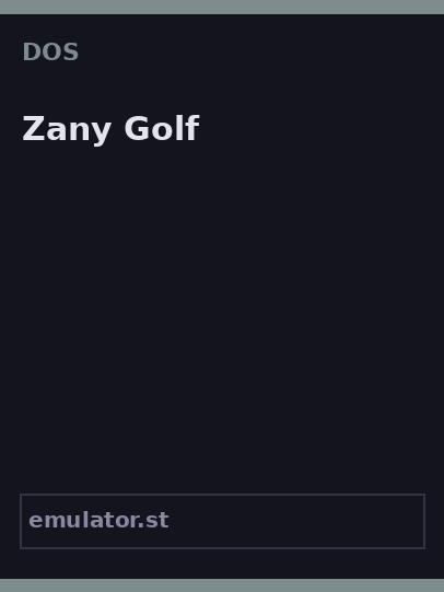 Zany Golf