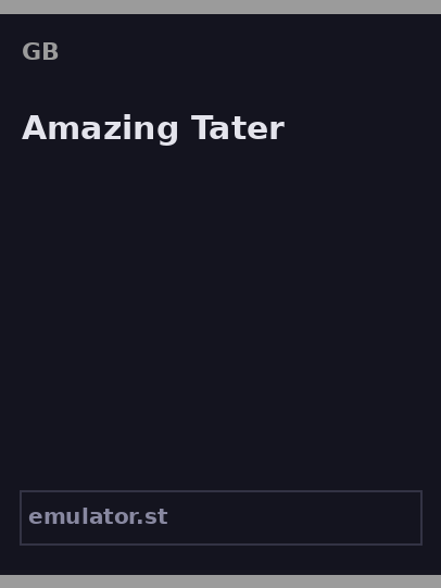 Amazing Tater