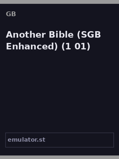 Another Bible