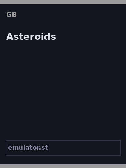 Asteroids