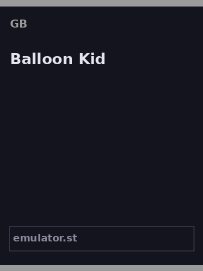 Balloon Kid
