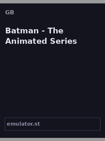 Batman - The Animated Series
