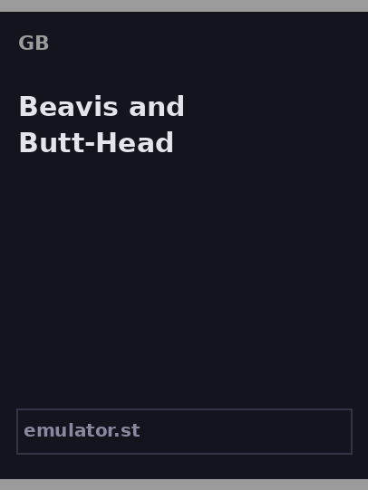 Beavis and Butt-Head