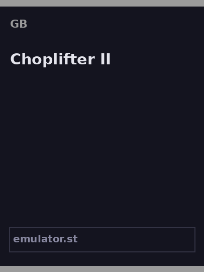 Choplifter II