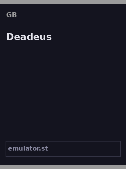 Deadeus