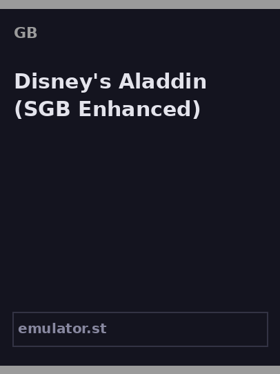 Disney's Aladdin