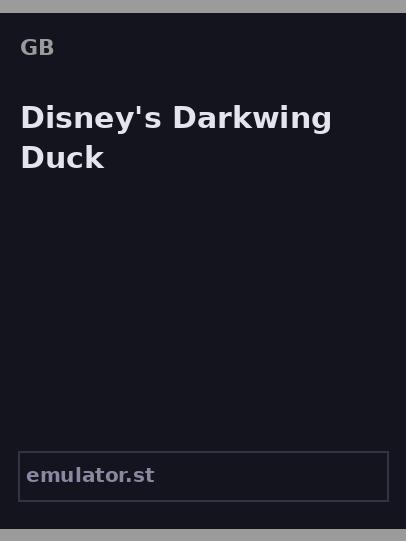 Disney's Darkwing Duck