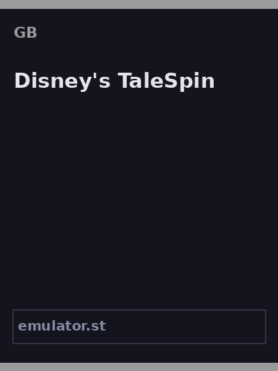 Disney's TaleSpin