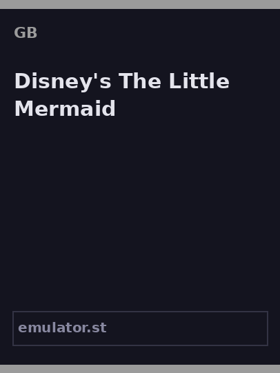 Disney's The Little Mermaid
