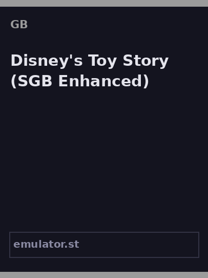 Disney's Toy Story