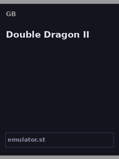 Double Dragon II