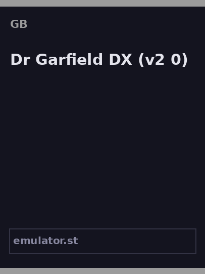 Dr Garfield DX