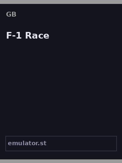 F-1 Race