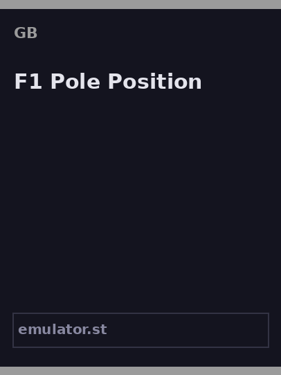 F1 Pole Position