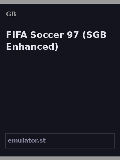 FIFA Soccer 97