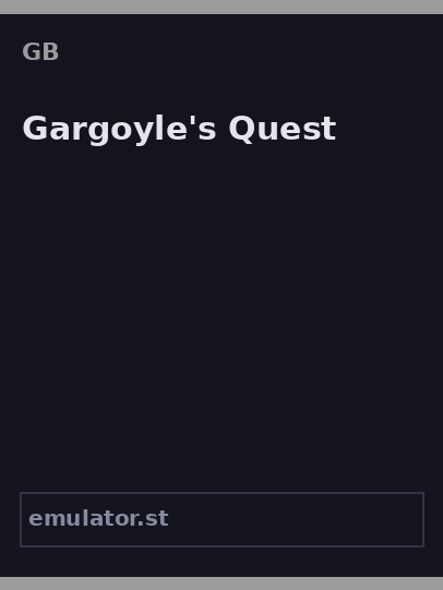 Gargoyle's Quest
