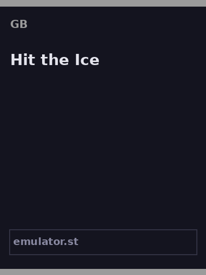 Hit the Ice
