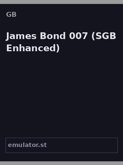 James Bond 007