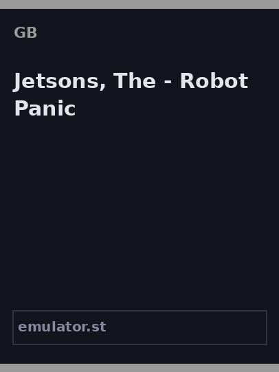 Jetsons, The - Robot Panic