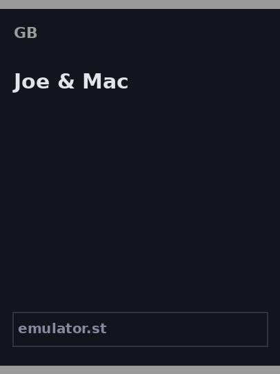 Joe & Mac