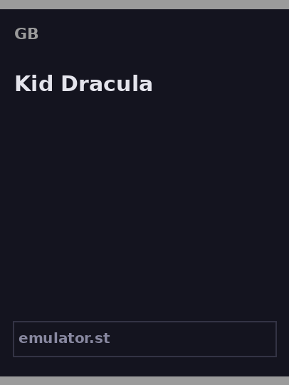 Kid Dracula
