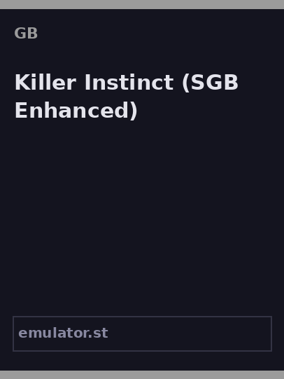 Killer Instinct