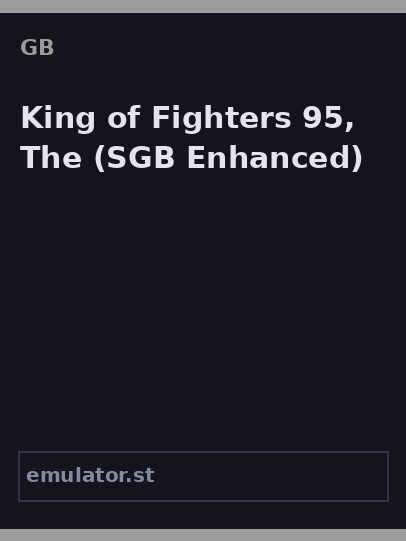 King of Fighters 95, The