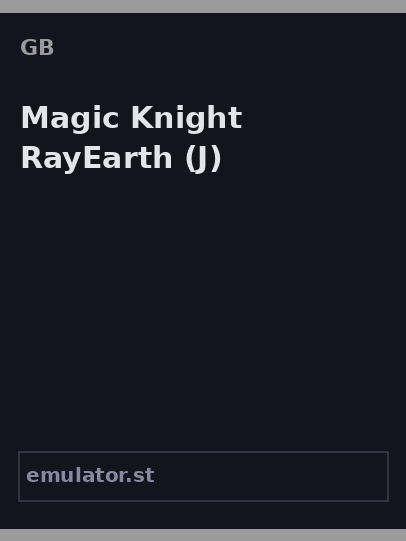 Magic Knight RayEarth