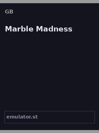 Marble Madness