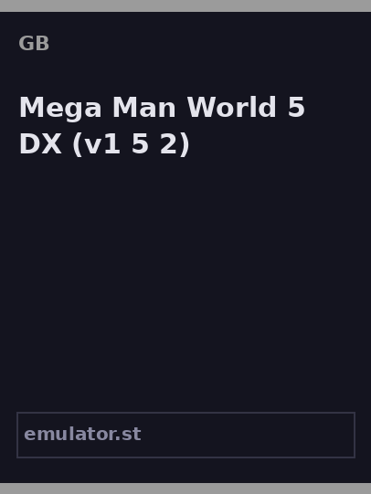 Mega Man World 5 DX