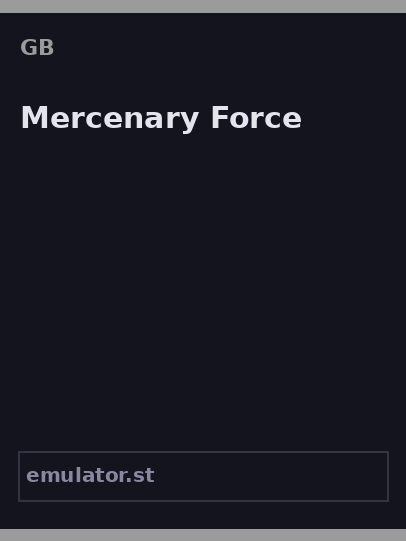 Mercenary Force