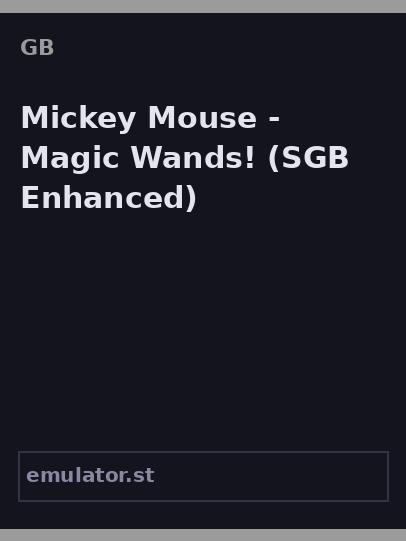 Mickey Mouse - Magic Wands!