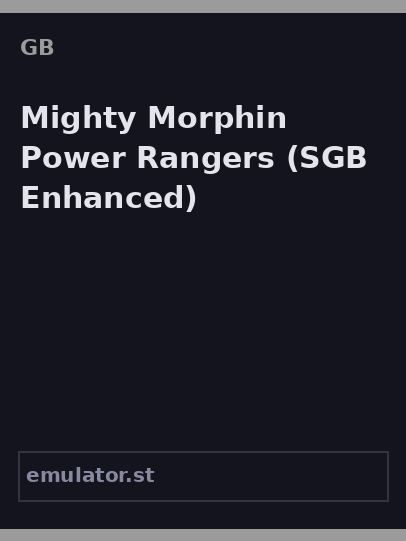 Mighty Morphin Power Rangers