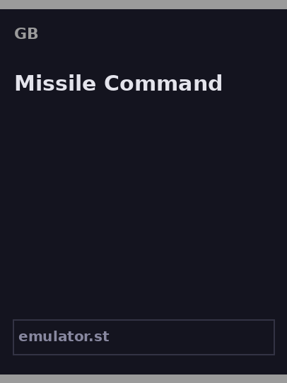 Missile Command