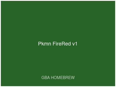 Pkmn FireRed v1.0