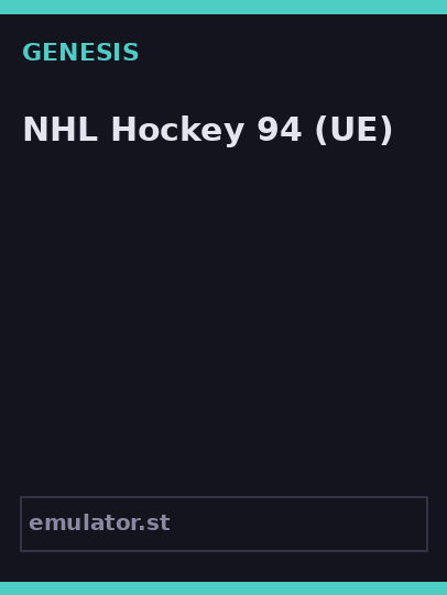 NHL Hockey 94
