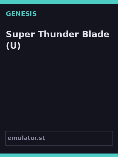 Super Thunder Blade